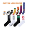 Xianghui Designer Sport Anti Slip Basketball Athletic Customized MID Length Sports Socks
