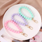 Xianghui Candy Color Beeds Sweet Accessories Custom Design Acrylic Keychain