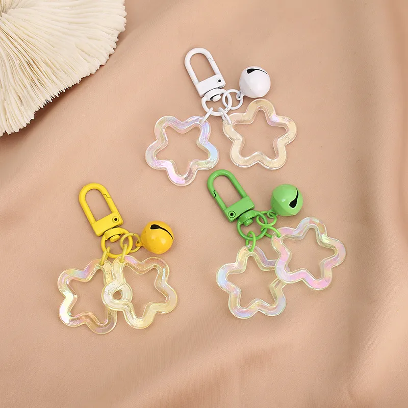 Xianghui Beautiful Shine Star Sahpe Accessories Colorful Custom Acrylic Keychain