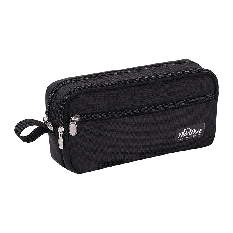 Customized Logo Wholesale Fashion Portable Pencil Case Small Student Oxford Pen Pencil Bag for School