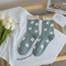 Xianghui Small Flower Middle Tube Socks Ins Trendy Japanese Style Pure Cotton Lace