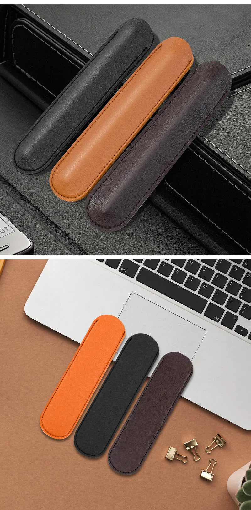 Factory Large Capacity Creative Solid Color Pencil Bag Customized Logo Student Stain Resistant Stationery Pencil Bag