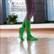 Xianghui Custom Print Logo Over The Calf Toe Five-Finger Sport Yoga Socks