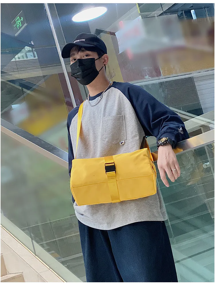 Xianghui New Simple Candy Color Fashion Sports Fitness Bag Leisure Messenger Bag
