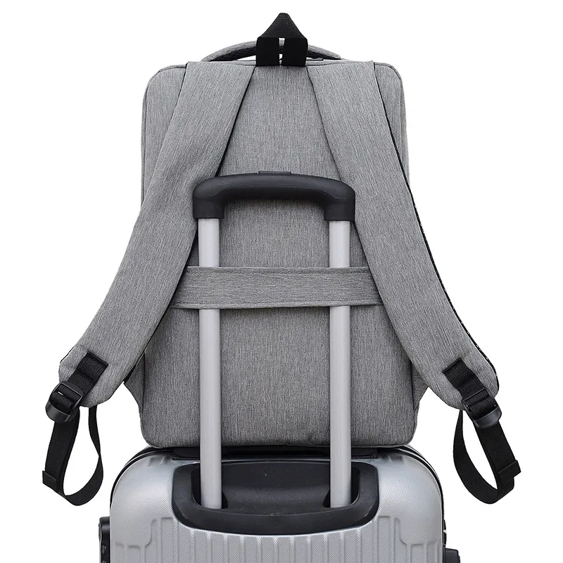 Xianghui Men's Laptop Bag Casual and Simple Work City Commuter Backpack