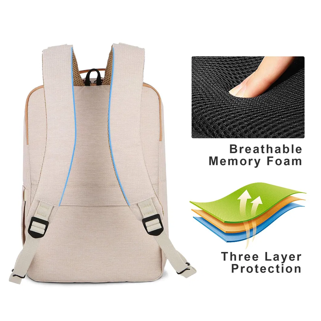 Xianghui Laptop Bag Student Backpack Large Capacity Travel Bag with USB