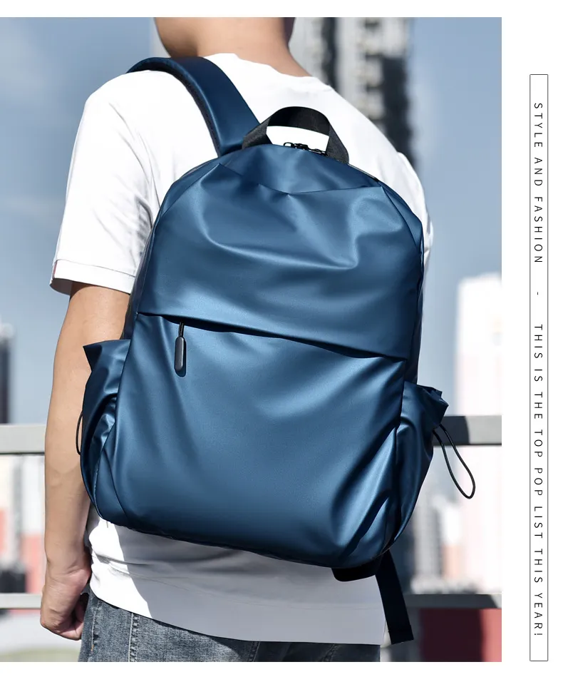 Xianghui School Casual PU Leisure Travel Backpacks for Men