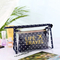 Xianghui OEM Transparent Make up Window PU/PVC Cosmetic Bag Waterproof Travel Beauty Makeup Bag