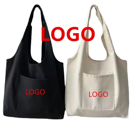 Shopping Cotton Bag Recyclable Tote Custom Canvas Bag