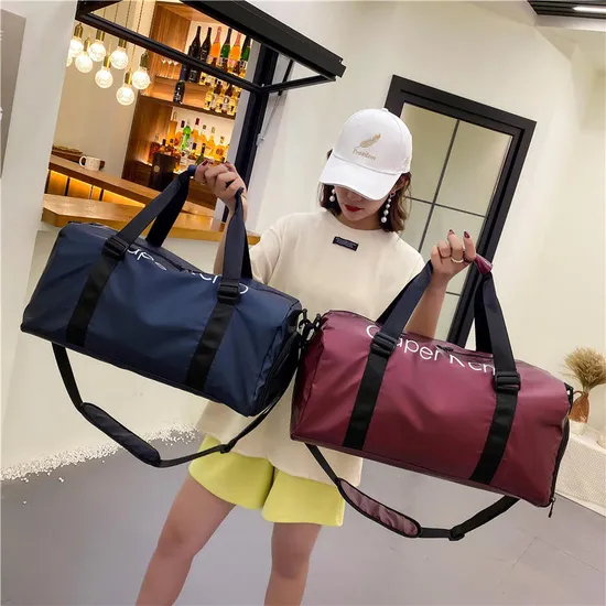 Xianghui Customized Logo Duffle Waterproof Dry Sport Gym Travel Nylon Sports Bags