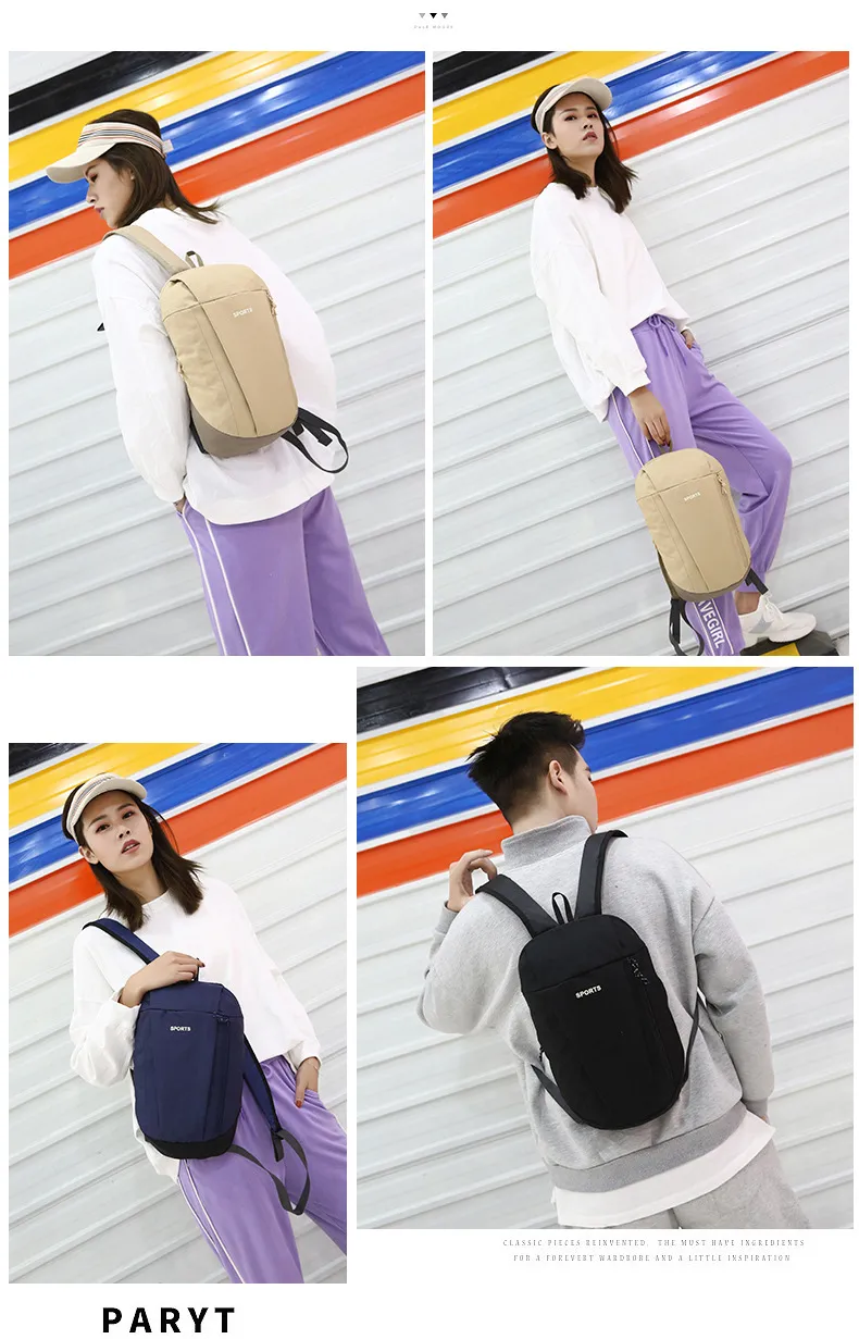 Xianghui Factory Wholesale Backpack Outdoor Sports Bag Casual Unisex Travel Small Backpack Trendy Custom Logo