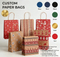 Xianghui Christmas Custom Christmas Eve Apple Wrapping Gift Tote Paper Bag