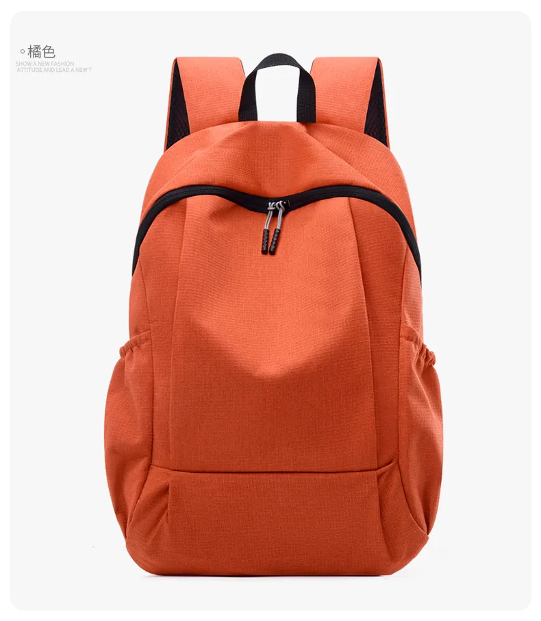 Xianghui Lightweight Backpack Schoolbag Load Reduction Oxford Cloth Multi Function Travel Casual Cycling Laptop Bag Backpack Outdoor