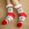 Xianghui Christmas Warm and Velvet Home Indoor Sleeping Socks
